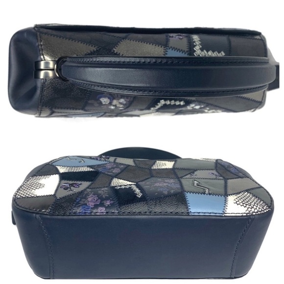 💙Coach Patchwork Leather Frame 1941 Kisslock Bag - Picture 7 of 8